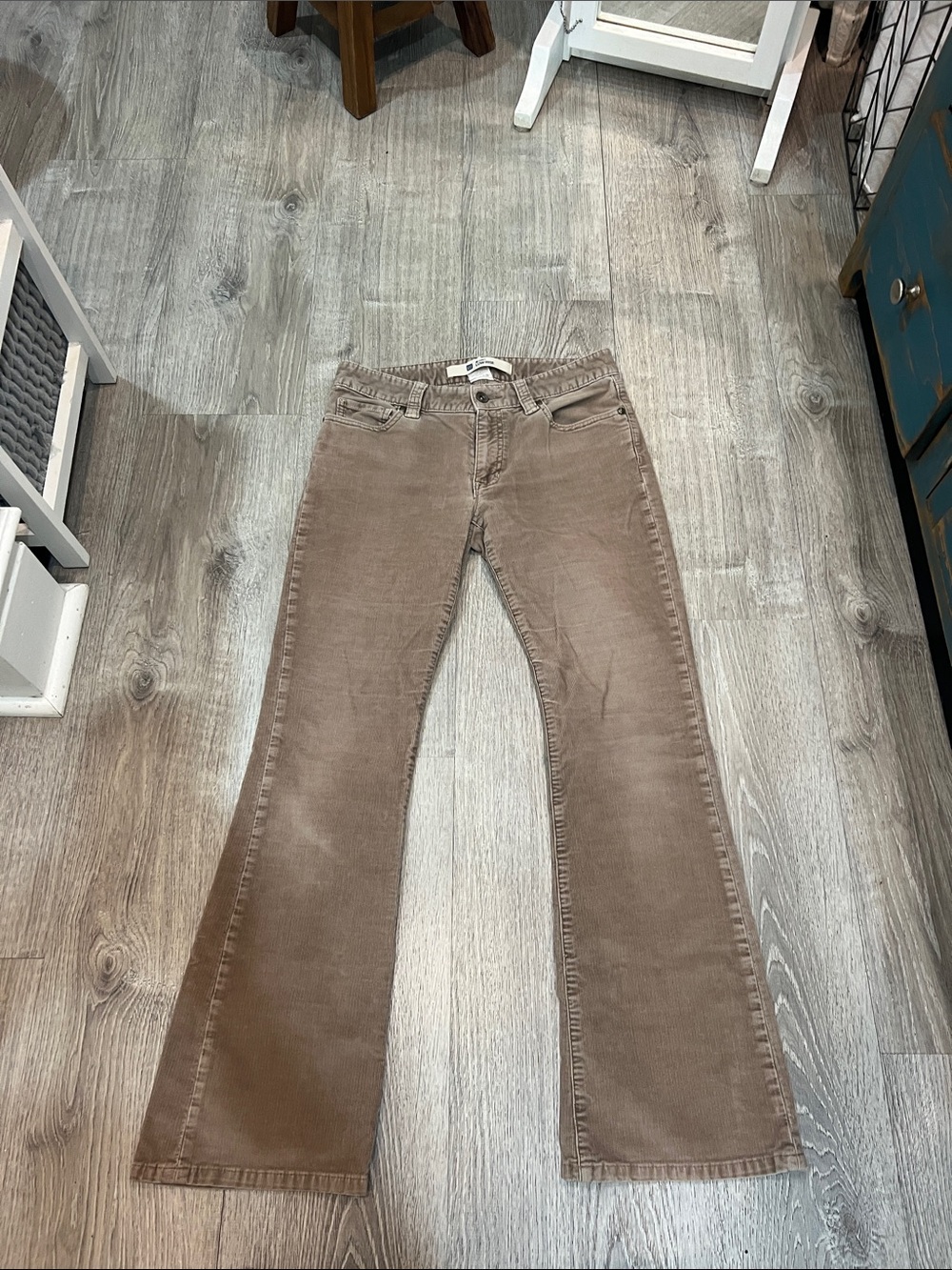 GAP Corduroy Flare Jeans in Taupe 8R
